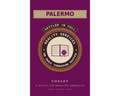 Book cover for 'Palermo' by Cosley, featuring a deep purple background with a central circular emblem in beige and brown, and the title 'PALERMO' at the top.